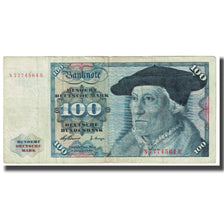 Banknot, Niemcy - RFN, 100 Deutsche Mark, 1960, 1960-01-02, KM:34c, VF(20-25)