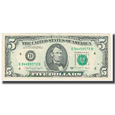 Banknote, United States, Five Dollars, 1988, EF(40-45)
