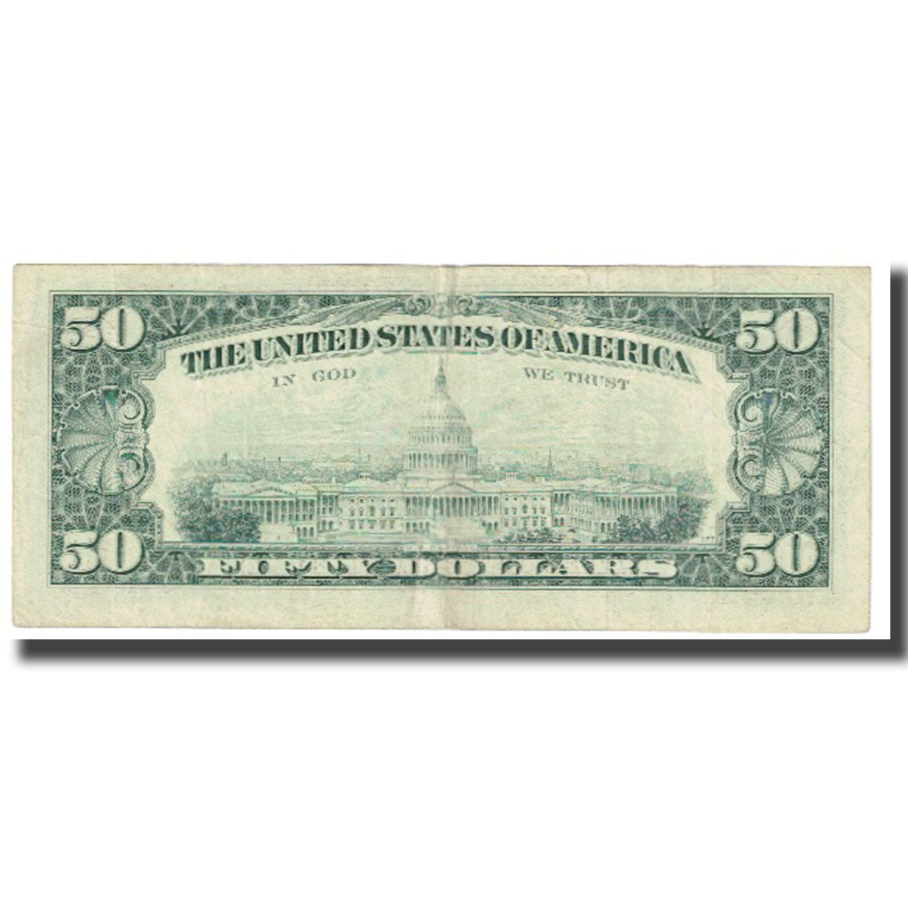 Banknote, United States, Fifty Dollars, 1990, EF(40-45)