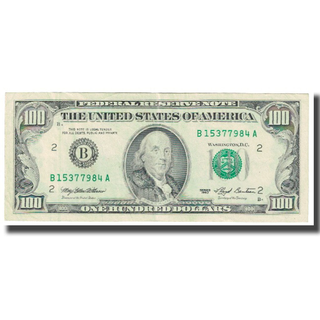 Banknote, United States, One Hundred Dollars, 1993, EF(40-45)