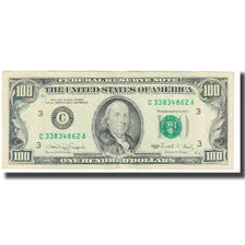 Banconote, Stati Uniti, One Hundred Dollars, 1990, BB