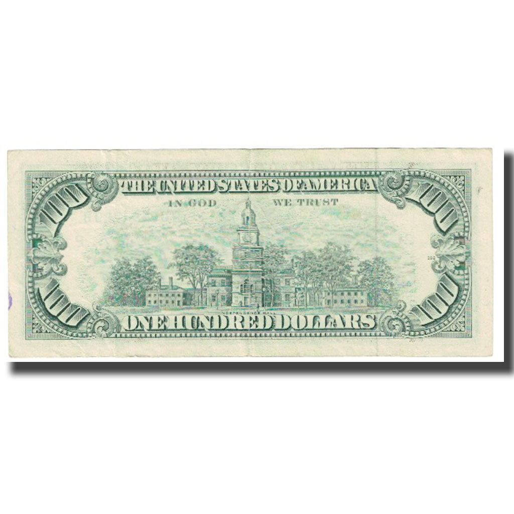 Banknote, United States, One Hundred Dollars, 1990, EF(40-45)