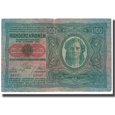Banknote, Austria, 100 Kronen, 1912, 1912-01-02, KM:12, VF(20-25)