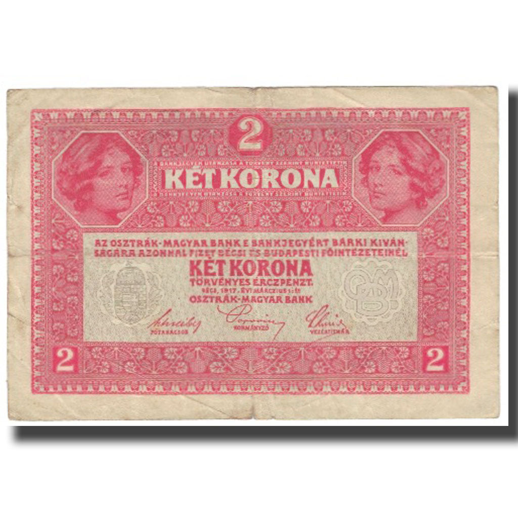 Biljet, Oostenrijk, 2 Kronen, 1917, 1917-03-01, KM:21, TB