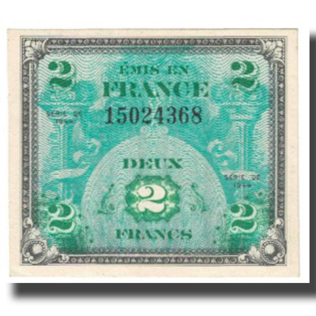 Frankrijk, 2 Francs, 1944, 1944, TTB, Fayette:VF17.1, KM:114a