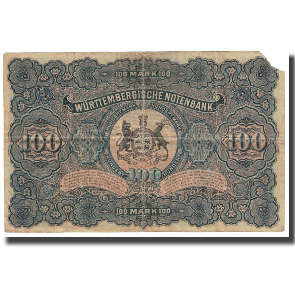 Banknote, Germany, 100 Mark, 1911, 1911-01-01, VF(20-25)