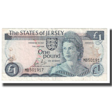 Banknote, Jersey, 1 Pound, KM:11a, VF(20-25)