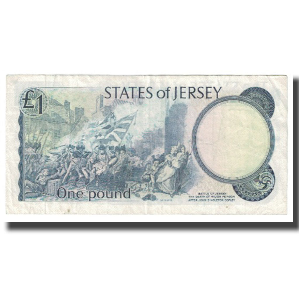 Banknote, Jersey, 1 Pound, KM:11a, VF(20-25)