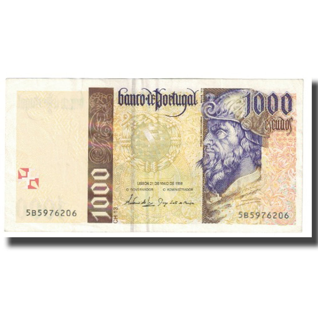 Banknote, Portugal, 1000 Escudos, 1998, 1998-05-21, KM:188c, EF(40-45)