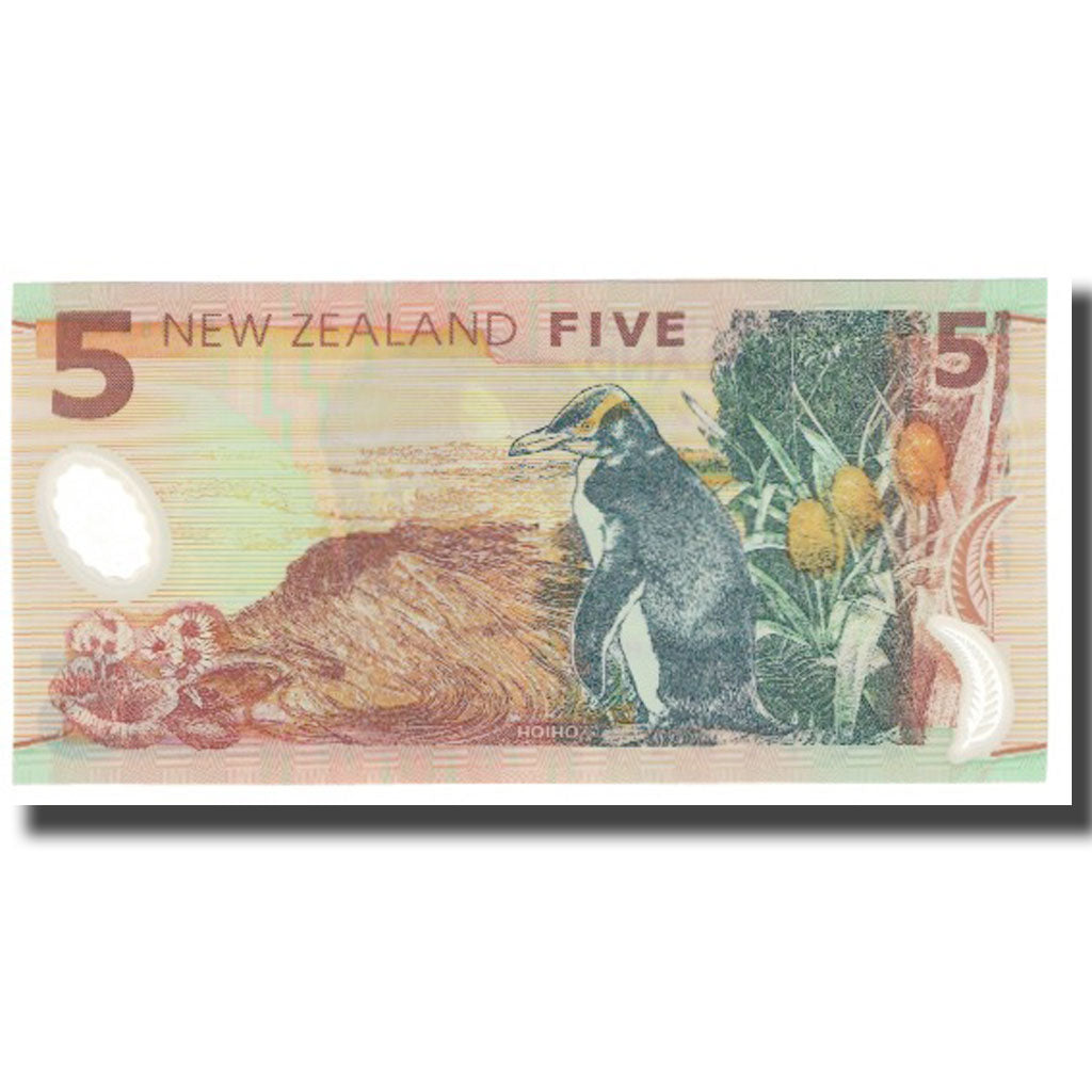 Banknote, New Zealand, 5 Dollars, KM:185a, UNC(65-70)