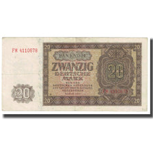 Banknote, Germany - Democratic Republic, 20 Deutsche Mark, 1948, KM:13b