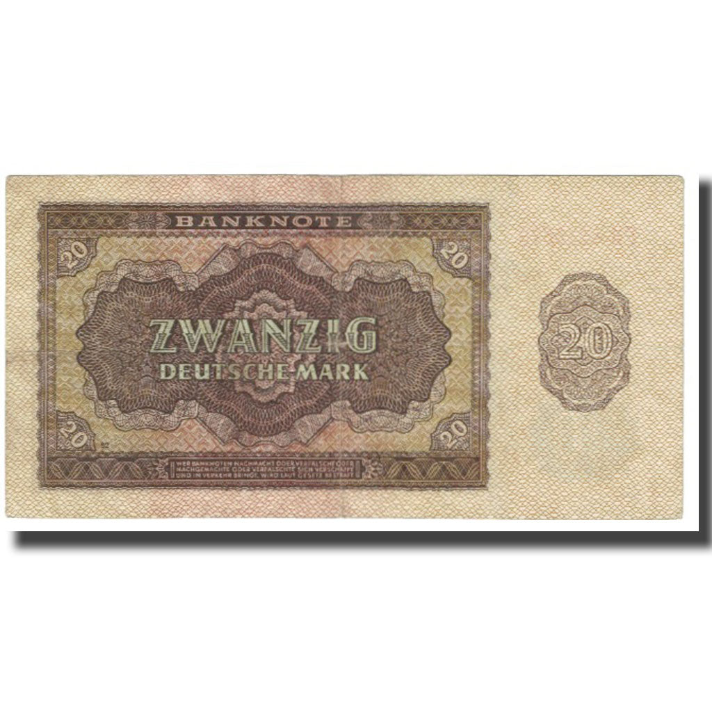Banknote, Germany - Democratic Republic, 20 Deutsche Mark, 1948, KM:13b
