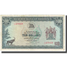 Geldschein, Rhodesien, 10 Dollars, 1975, 1975-11-19, KM:33h, S