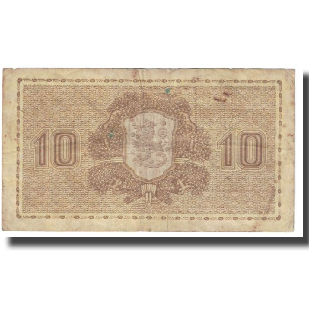 Banknote, Finland, 10 Markkaa, 1939, KM:85, VF(20-25)