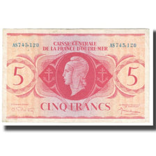 Banknote, French Equatorial Africa, 5 Francs, KM:15a, EF(40-45)