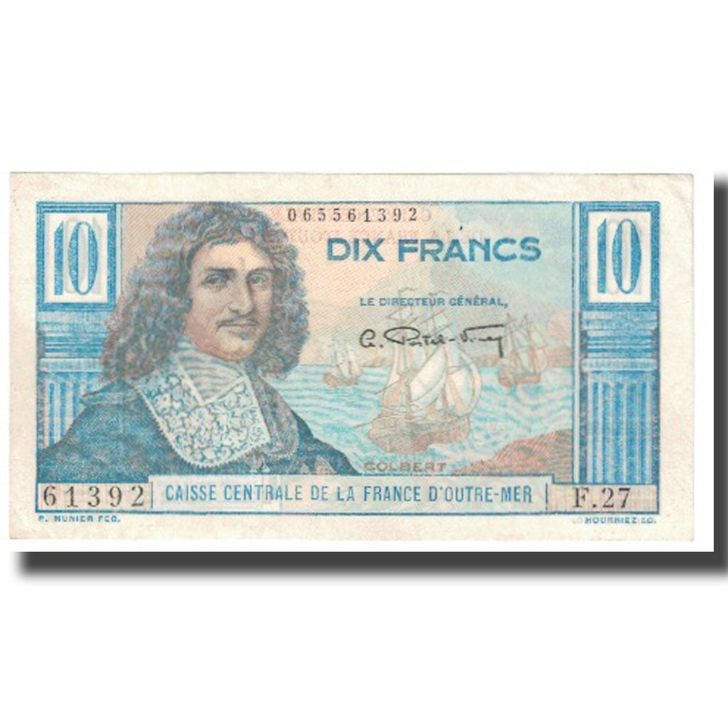 Banknote, French Equatorial Africa, 10 Francs, KM:21, EF(40-45)