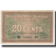 Banknote, FRENCH INDO-CHINA, 20 Cents, KM:86b, EF(40-45)