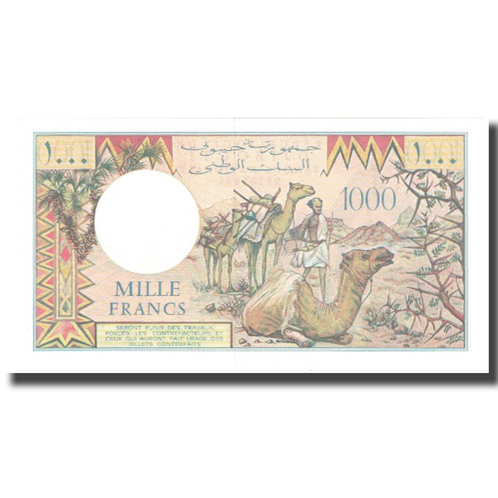 Banknote, Djibouti, 1000 Francs, KM:37c, UNC(65-70)