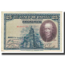 Banknote, Spain, 25 Pesetas, 1928, 1928-08-15, KM:74a, EF(40-45)