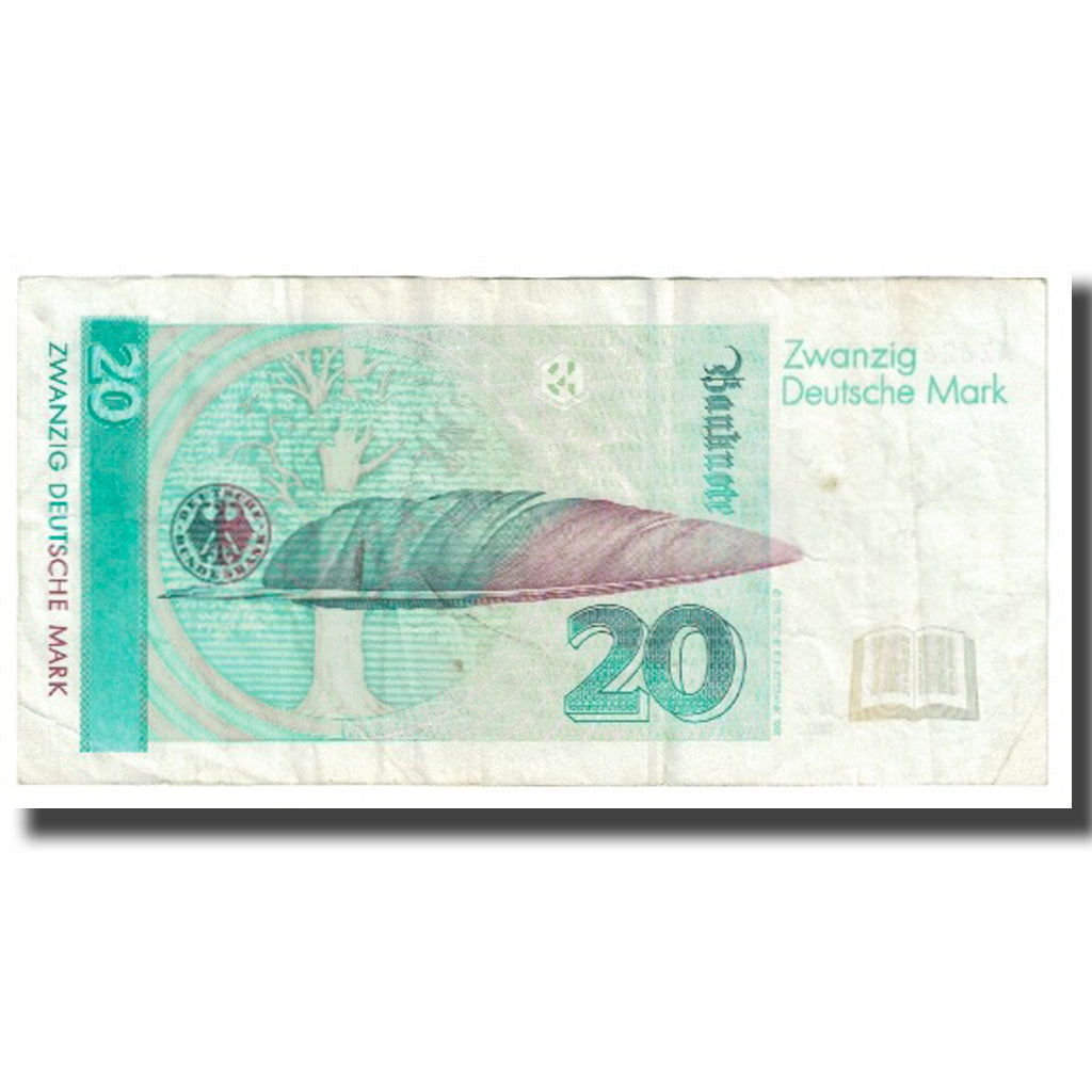 Banknote, GERMANY - FEDERAL REPUBLIC, 20 Deutsche Mark, 1993, 1993-10-01