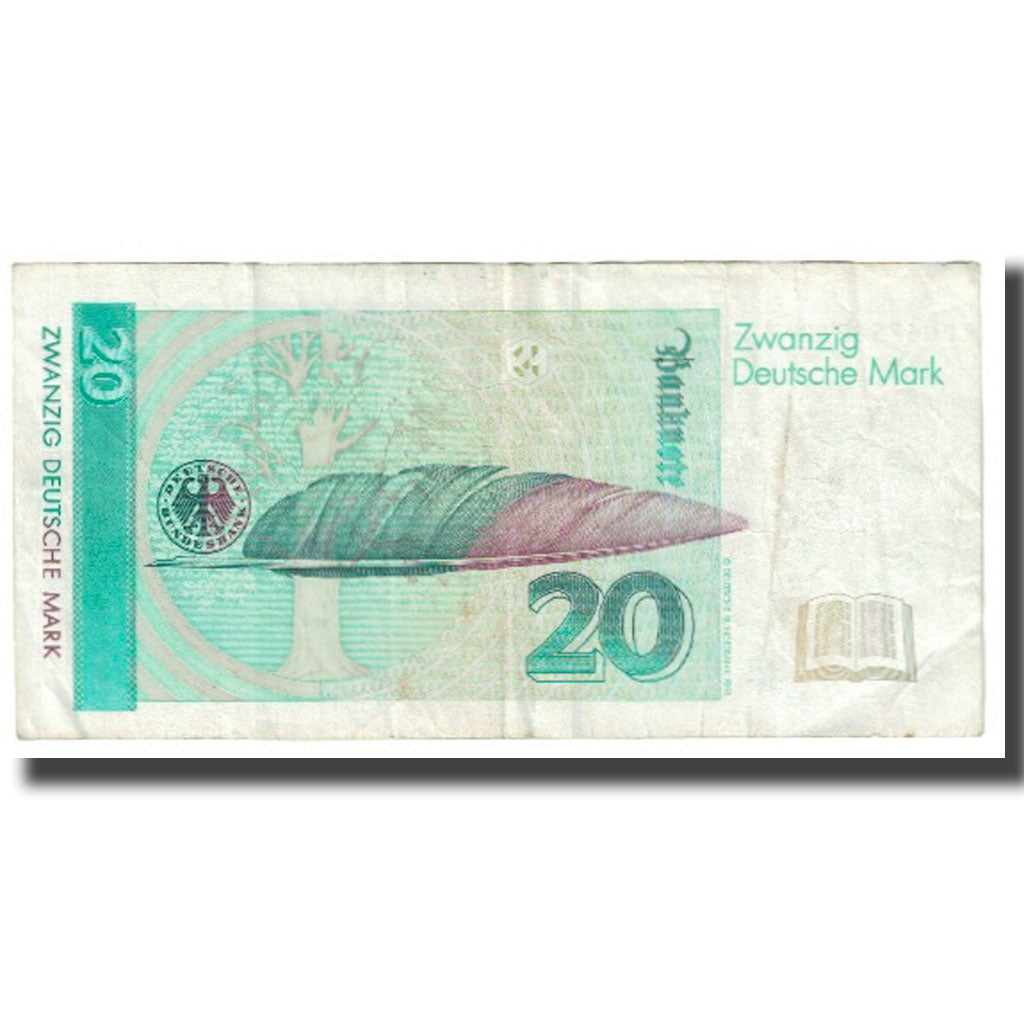 Banknote, GERMANY - FEDERAL REPUBLIC, 20 Deutsche Mark, 1993, 1993-10-01