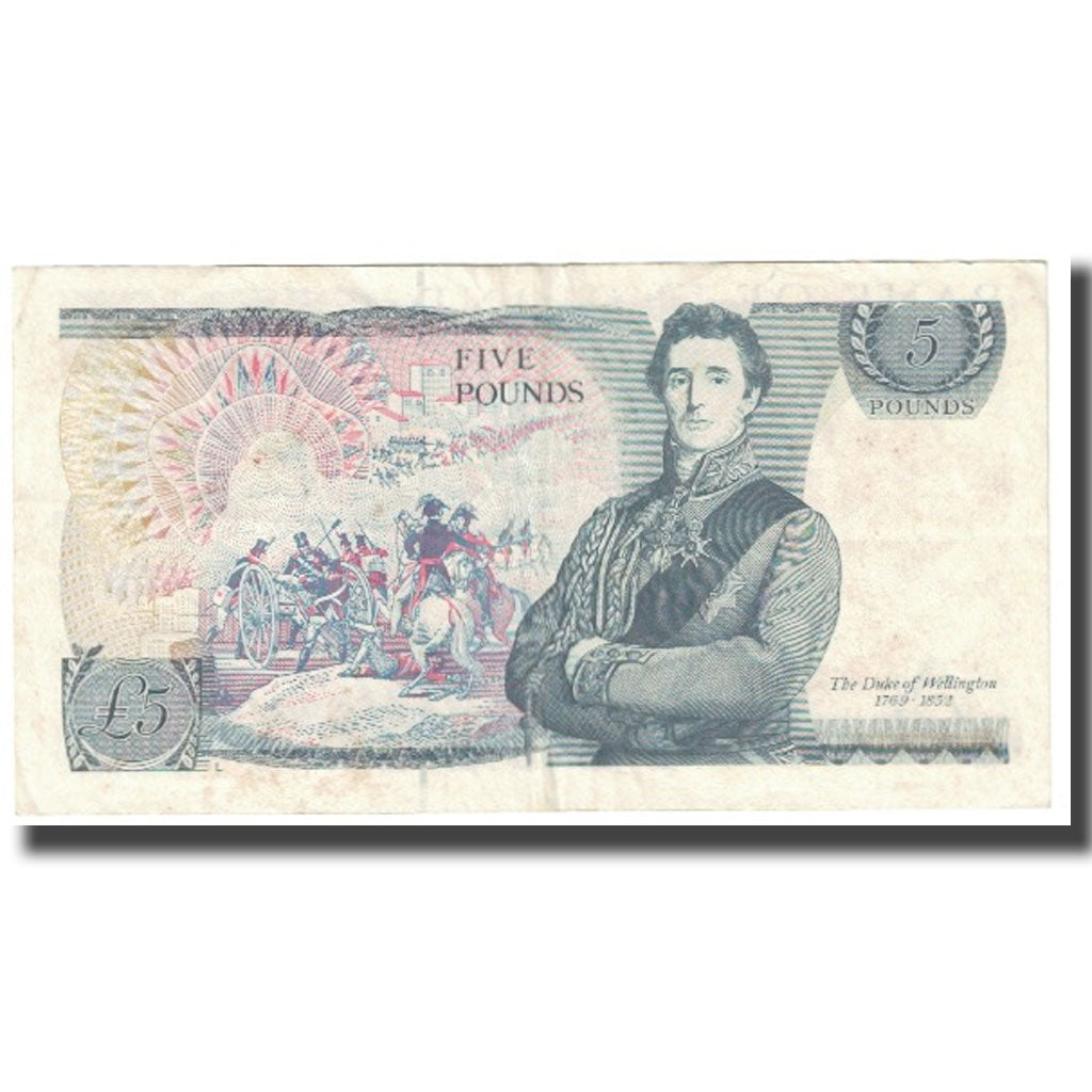 Banconote, Gran Bretagna, 5 Pounds, KM:378a, MB