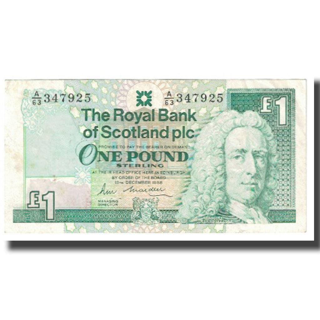 Banknote, Scotland, 1 Pound, 1988, 1988-12-13, KM:351a, VF(20-25)