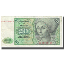 Banknote, GERMANY - FEDERAL REPUBLIC, 20 Deutsche Mark, 1977, 1977-06-01