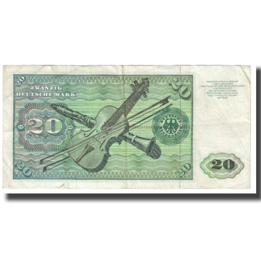 Banknote, GERMANY - FEDERAL REPUBLIC, 20 Deutsche Mark, 1977, 1977-06-01