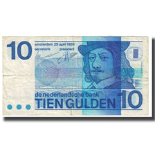 Banknote, Netherlands, 10 Gulden, 1968, 1968-04-25, KM:91b, VF(20-25)