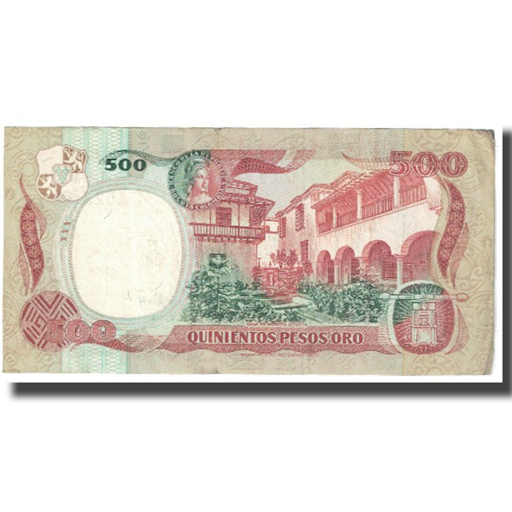Banknote, Colombia, 500 Pesos Oro, 1984, 1984-07-20, KM:423b, VF(20-25)