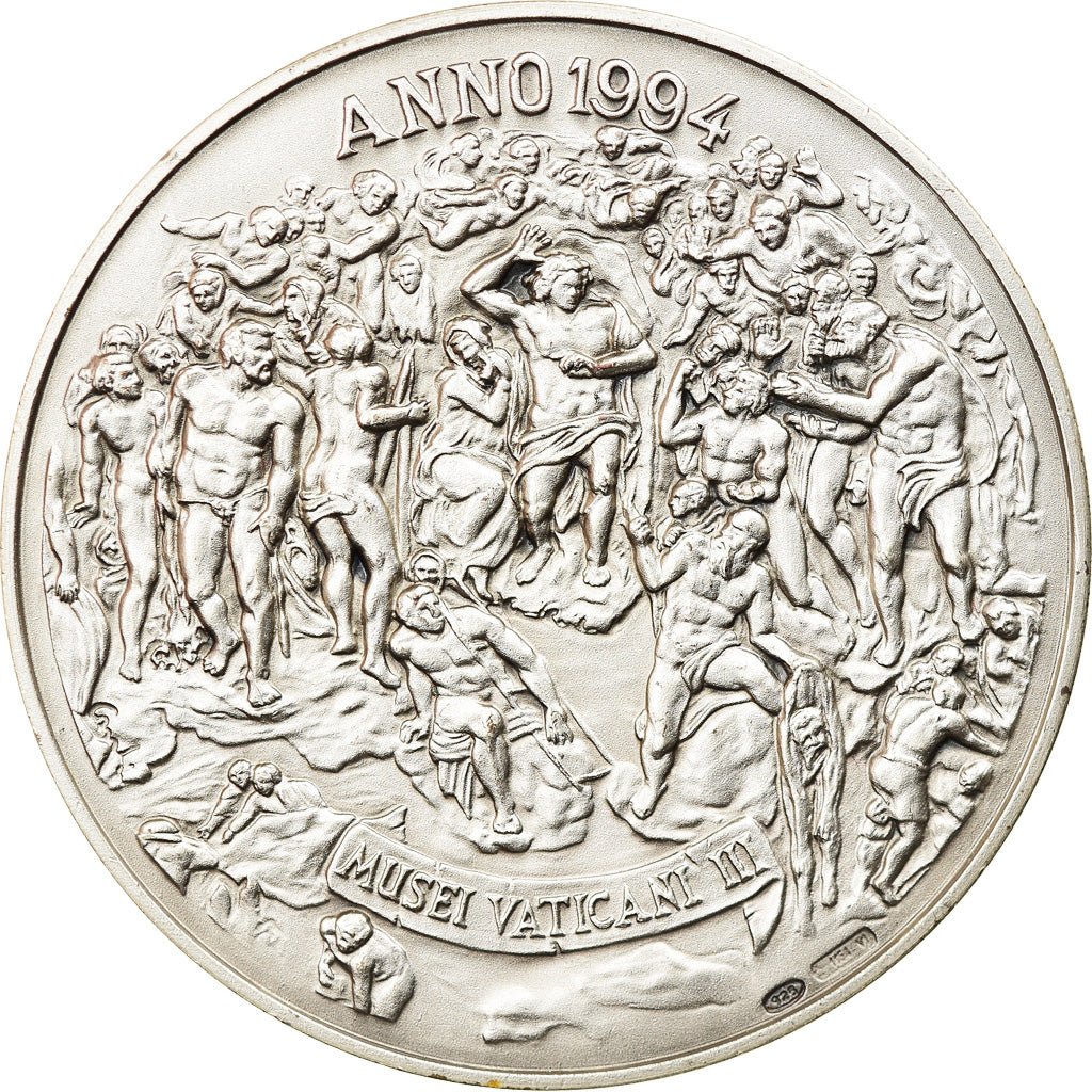 Vatican, Medal, Musei Vaticani, Michelangelo, Arts & Culture, 1994, MS(65-70)