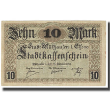 Geldschein, Deutschland, 10 Mark, 1918, 1918-10-15, SS