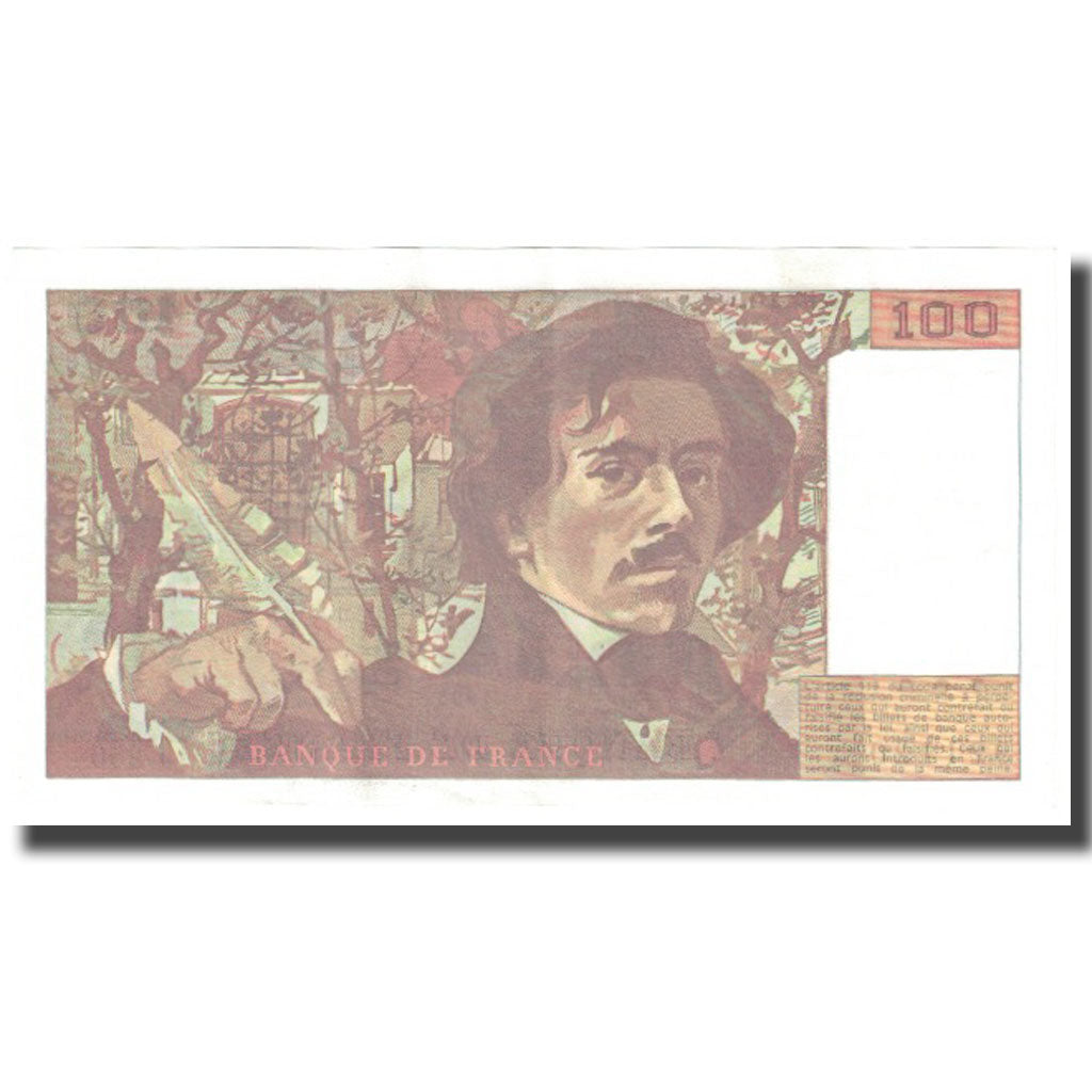 France, 100 Francs, Delacroix, 1993, BRUNEEL, BONARDIN, VIGIER, AU(55-58)