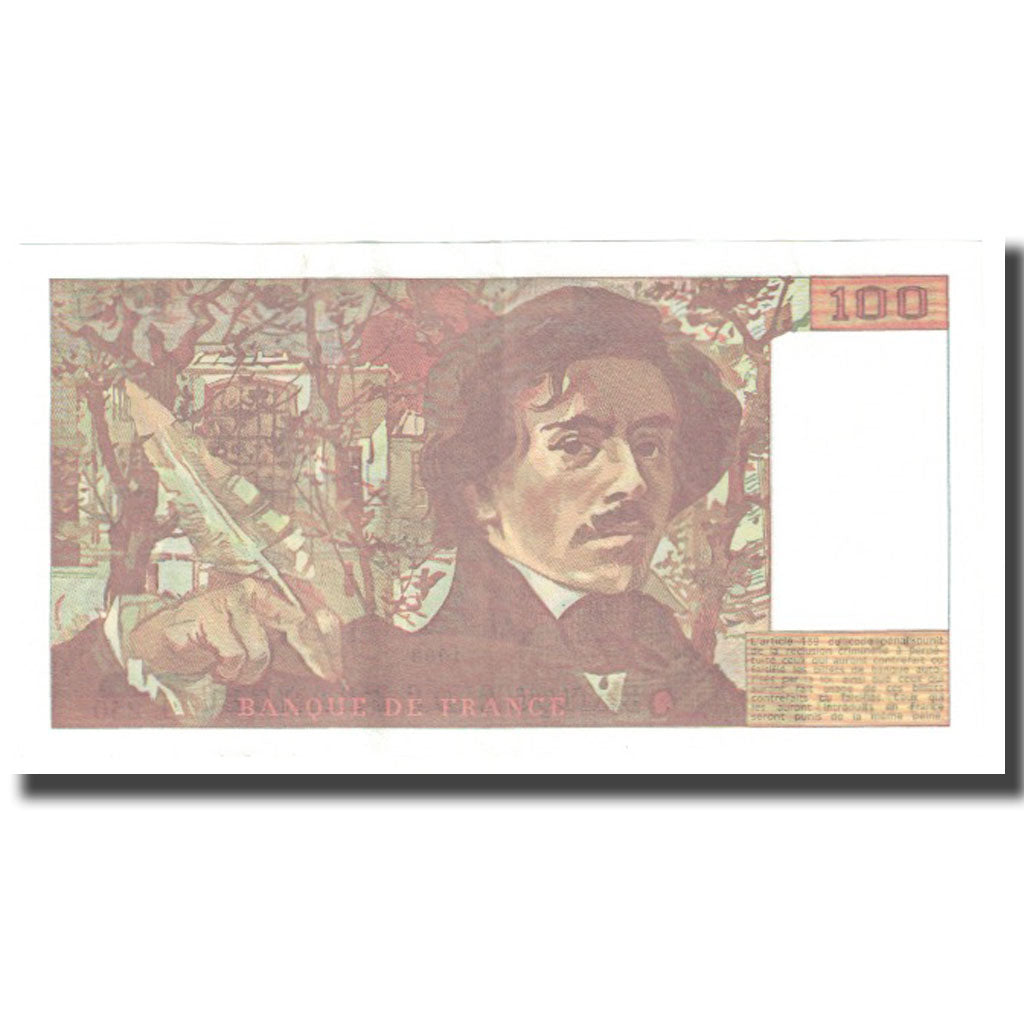 France, 100 Francs, Delacroix, 1993, BRUNEEL, BONARDIN, VIGIER, SPL