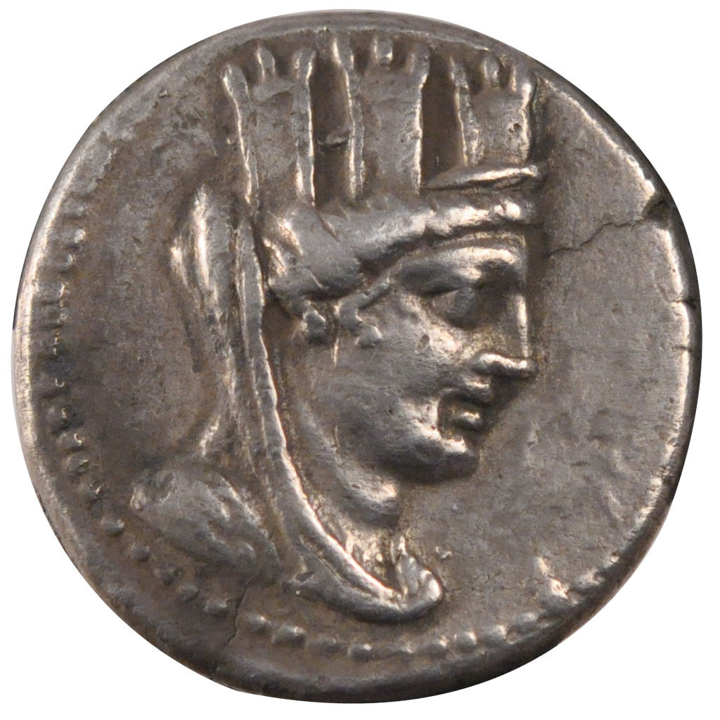 Phenicie, Arados, Tyche, Tetradrachm, Arados, AU(50-53), Silver, BMC #240, 14.20
