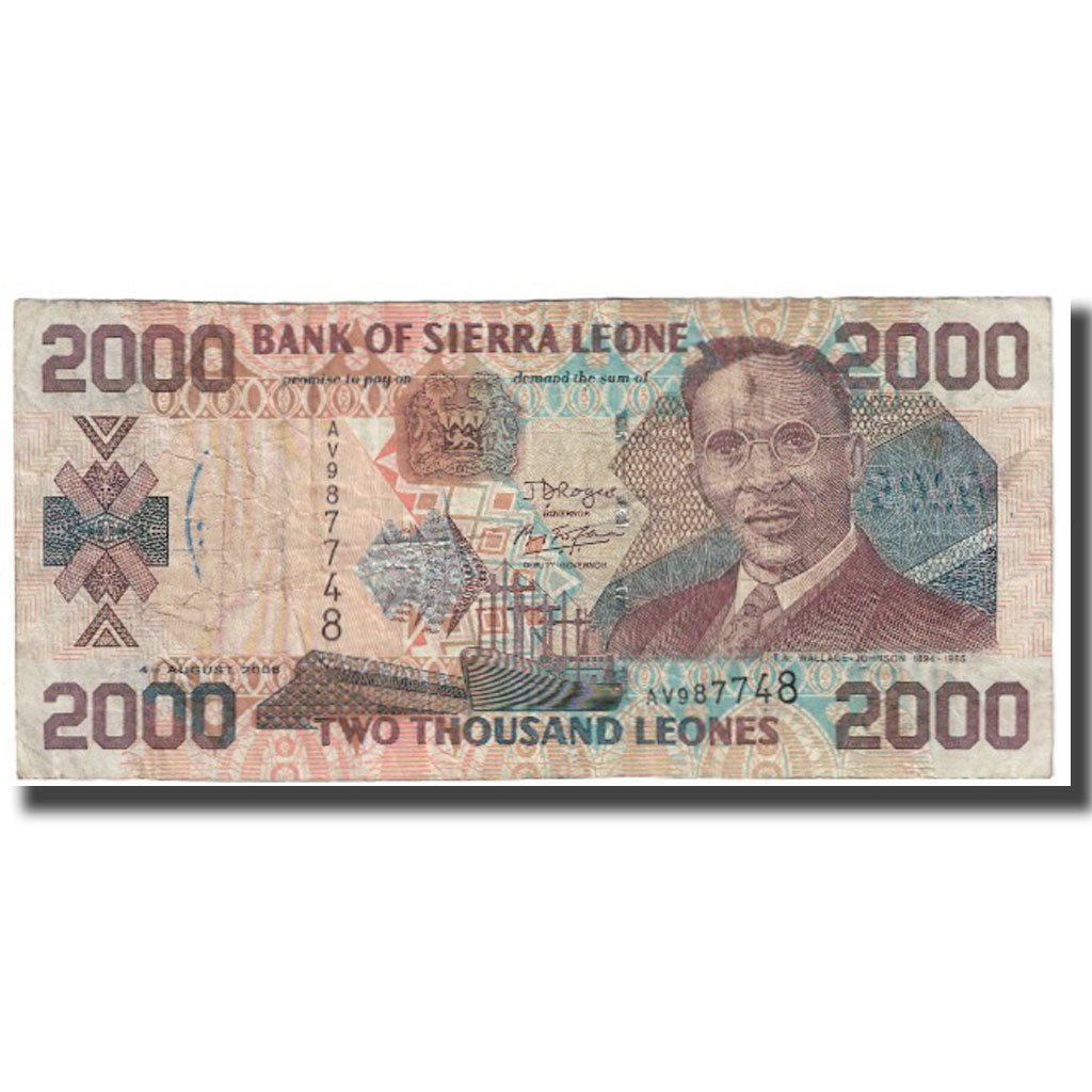 Billet, Sierra Leone, 2000 Leones, 2006, 2006-08-4, KM:31, TB