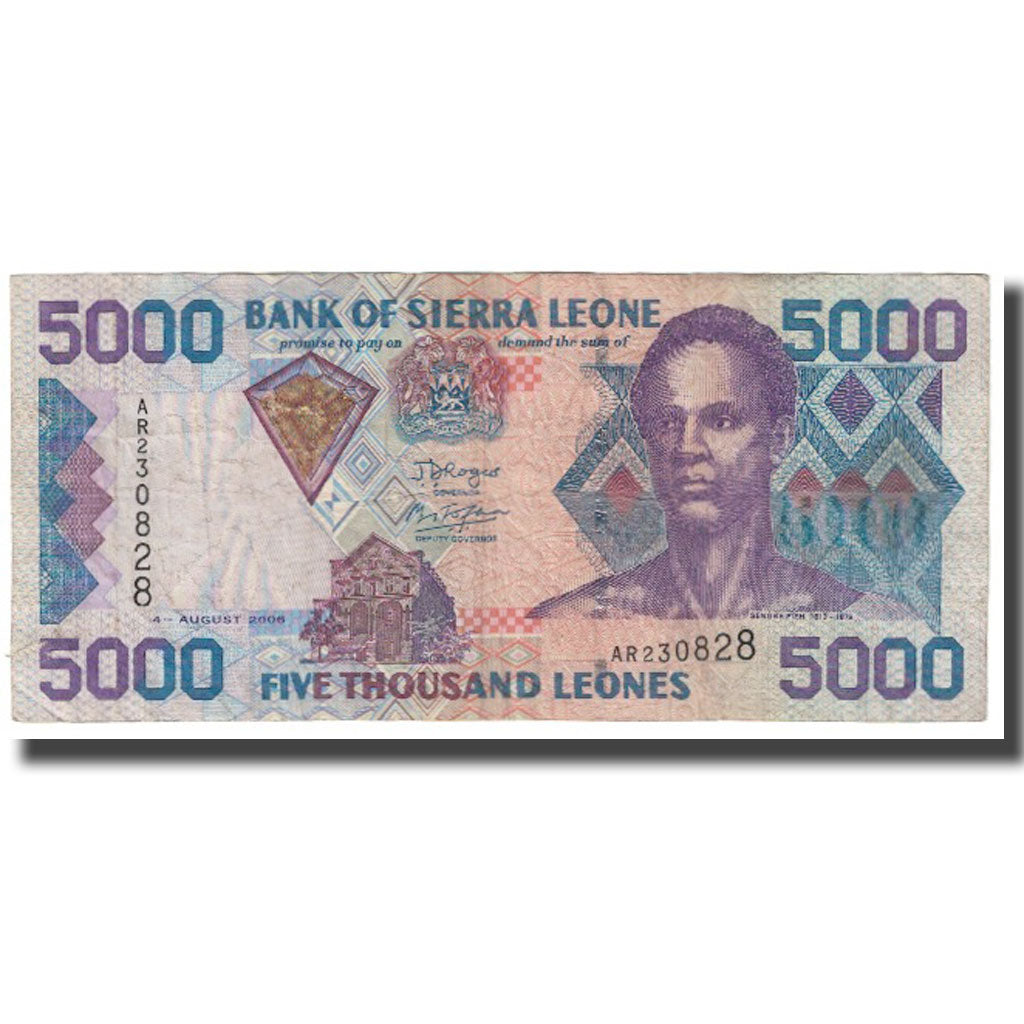 Geldschein, Sierra Leone, 5000 Leones, 2006, 2006-08-4, KM:27c, SS