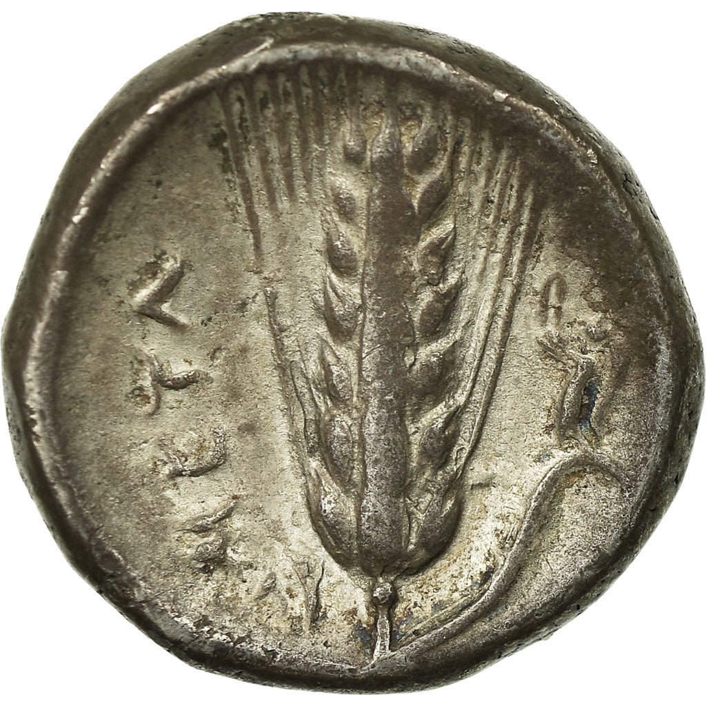 Coin, Lucania, Metapontion, Demeter, Didrachm, Metapontion, EF(40-45), Silver