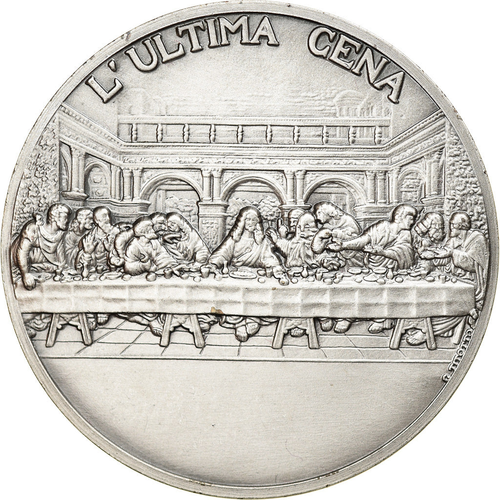 Vaticano, medalla, Musei Vaticani, L'Ultima Cena, Arts & Culture, 2003, FDC