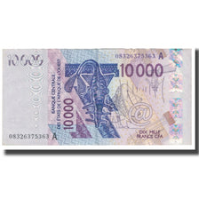 Banknote, West African States, 10,000 Francs, 2003, KM:118Ab, EF(40-45)