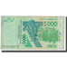 Nota, Estados da África Ocidental, 5000 Francs, 2003, KM:117Ab, VF(20-25)