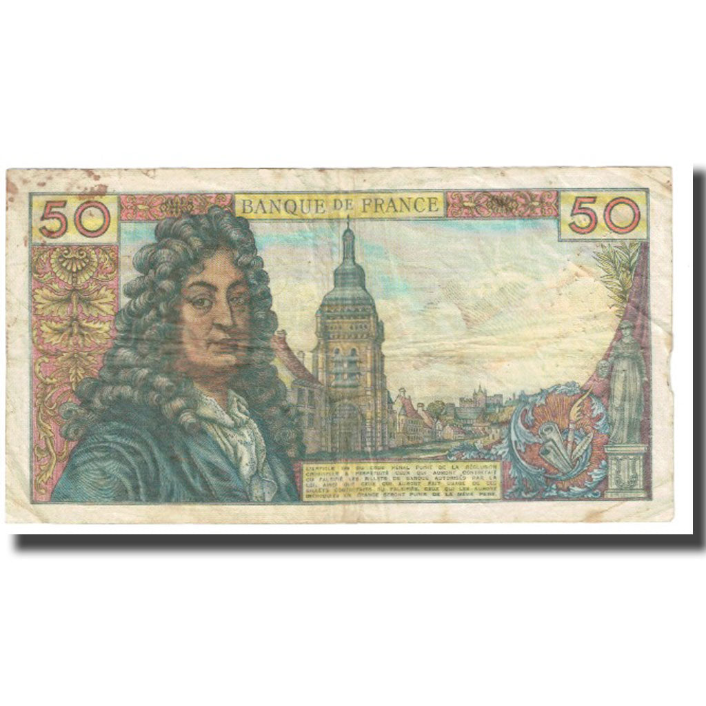 Frankrijk, 50 Francs, Racine, 1973, H.Morant-P.Gargam-R.Tondu., 1973-10-04, TB