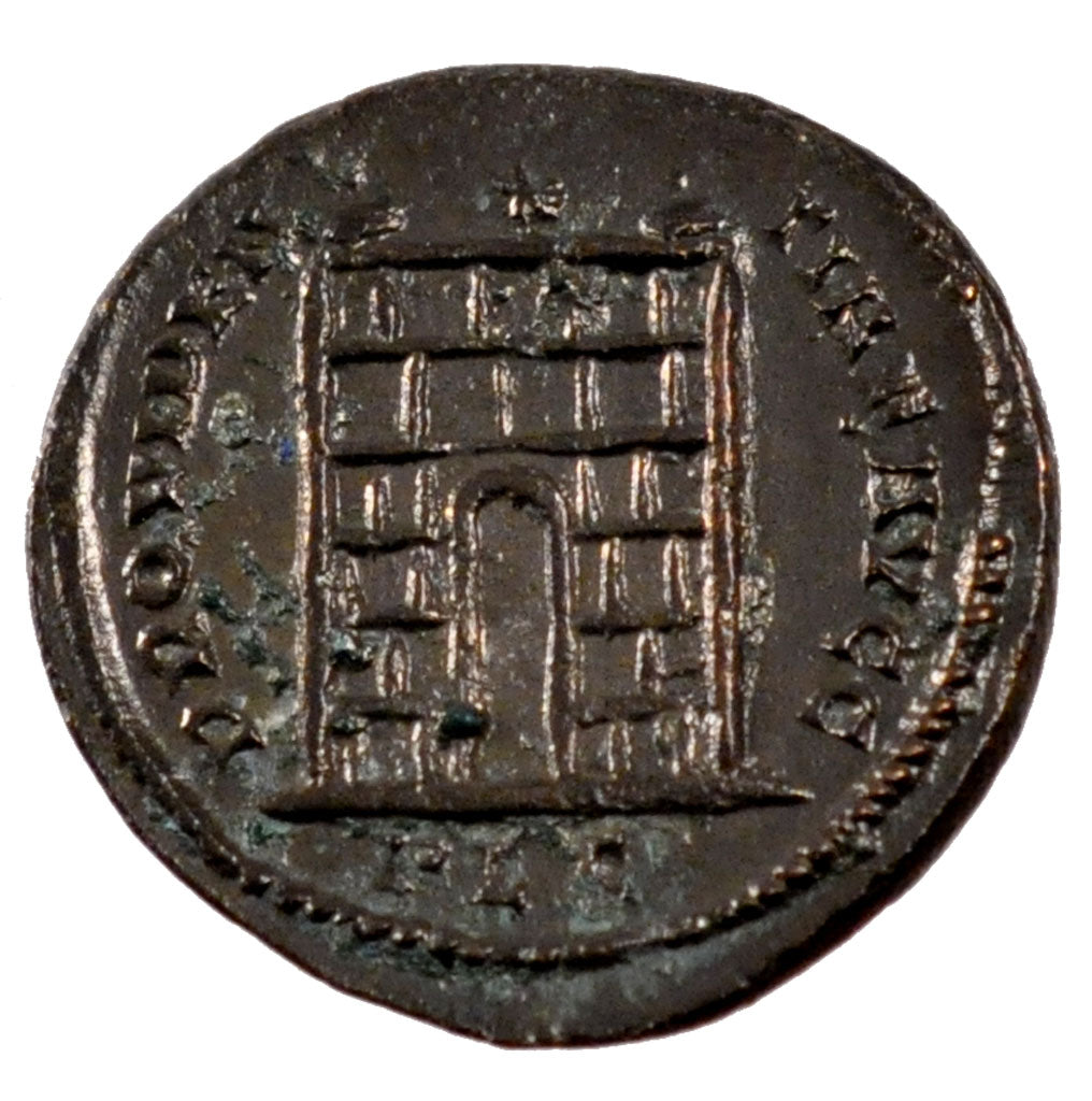 Constantine I, Nummus, Lyons, AU(50-53), Copper, Cohen #454, 3.30