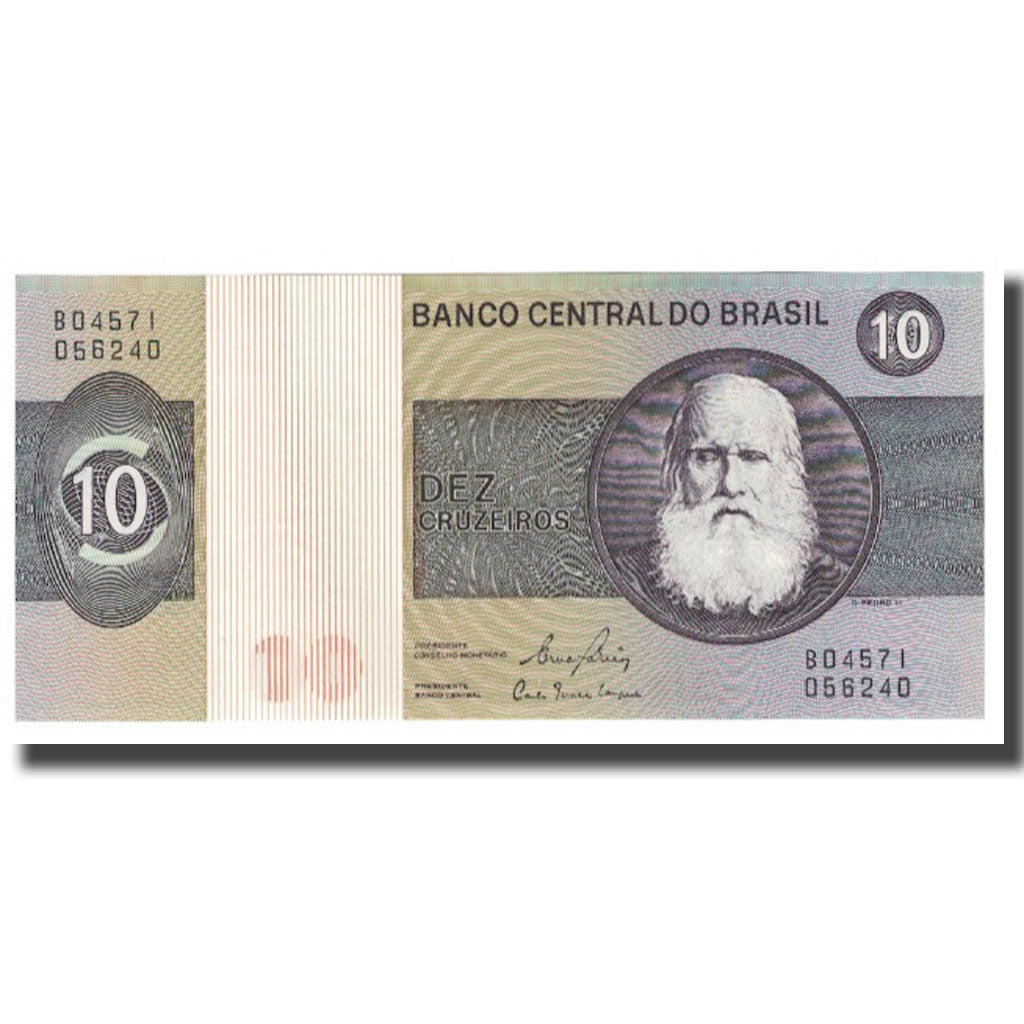 Banconote, Brasile, 10 Cruzeiros, KM:193d, FDS