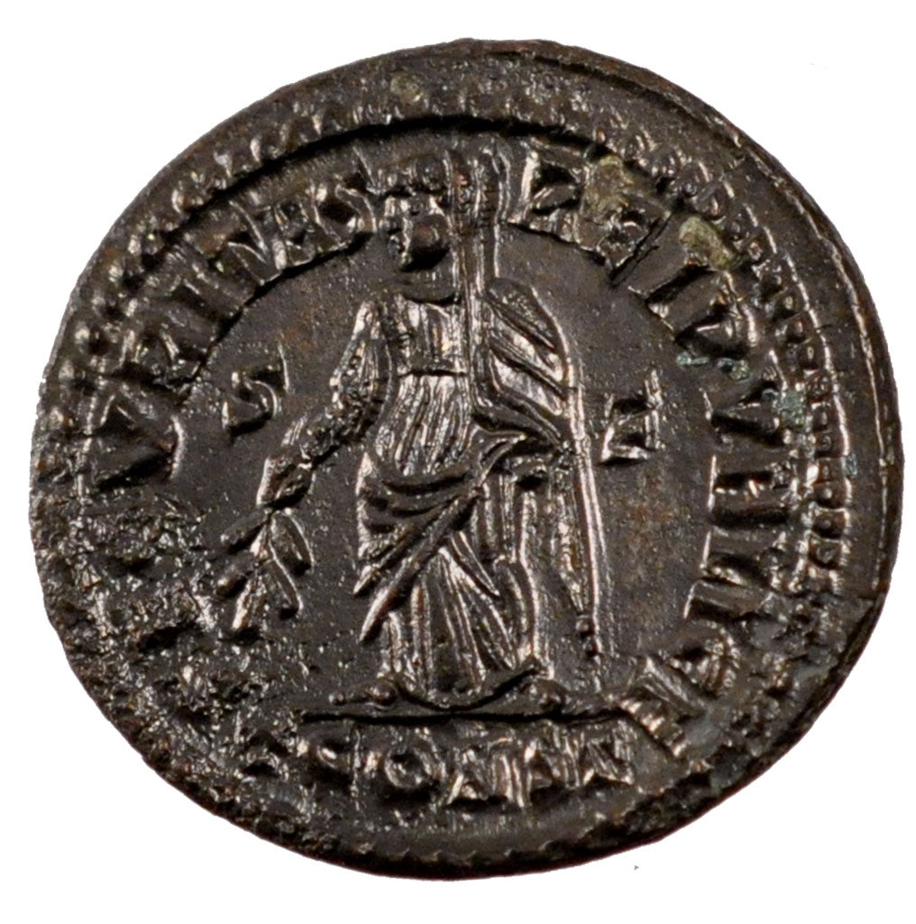 Coin, Helena, Nummus, Arles, AU(55-58), Copper, Cohen:12