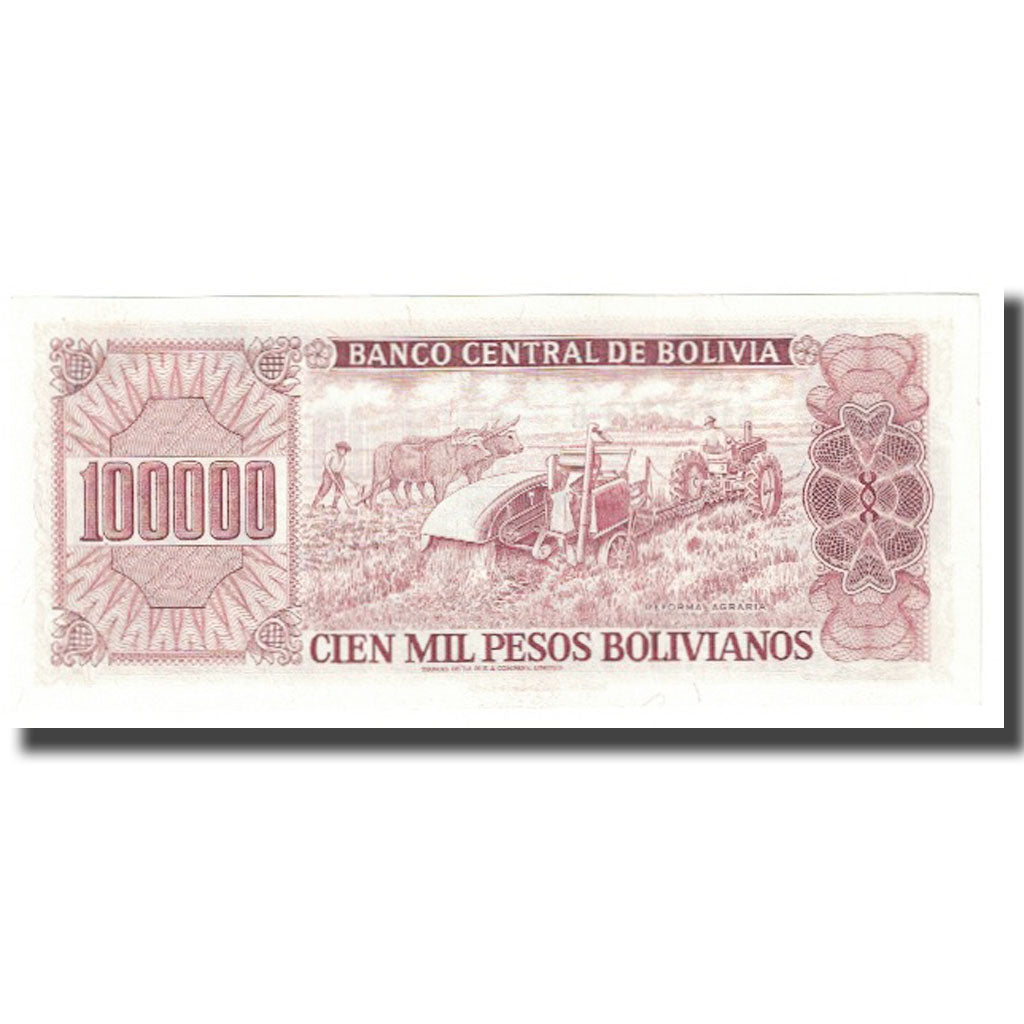 Banknote, Bolivia, 100,000 Pesos Bolivianos, 1984, 1984-06-05, KM:171a
