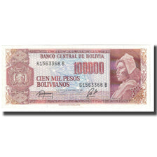 Banknote, Bolivia, 100,000 Pesos Bolivianos, 1984, 1984-06-05, KM:171a