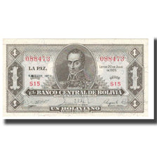 Banknote, Bolivia, 1 Boliviano, 1952, KM:128a, UNC(65-70)