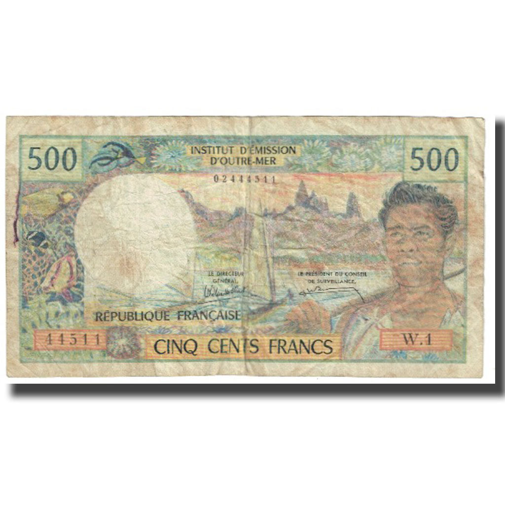 Banknote, New Caledonia, 500 Francs, KM:60a, VF(20-25)